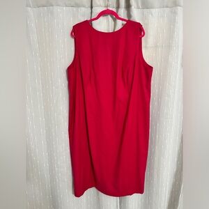 Berry Pink Talbots Woman Size 22W wool suit dress